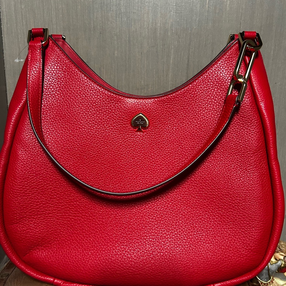 Kate Spade Vibrant Red Hobo Bag